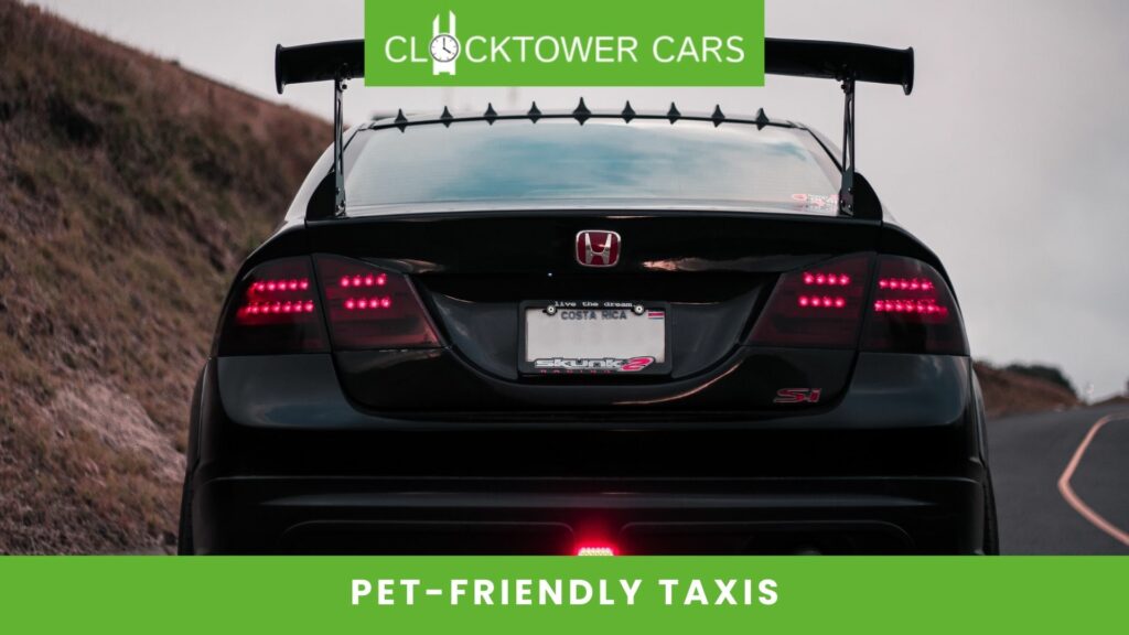 PET-FRIENDLY TAXIS FROM CLOCKTOWER CARS